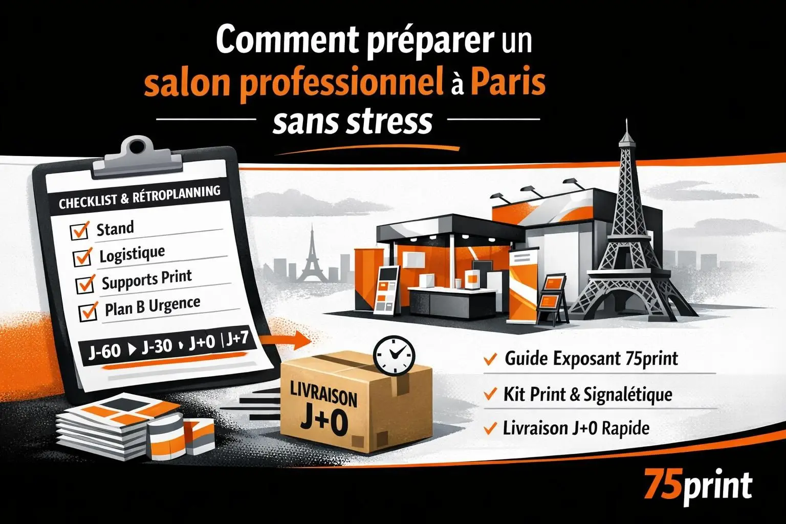 Comment préparer un salon professionnel à Paris sans stress