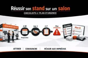 Réussir son stand sur un salon : checklists et plan d’urgence